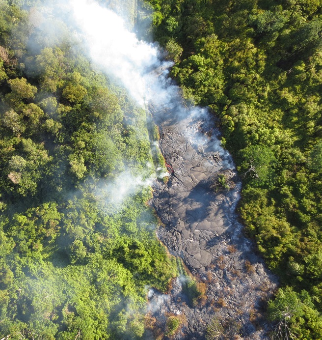 Lava Flow from UAV